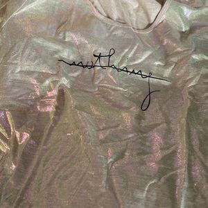 Davi & Dani Bnwt size large shimmer tshirt